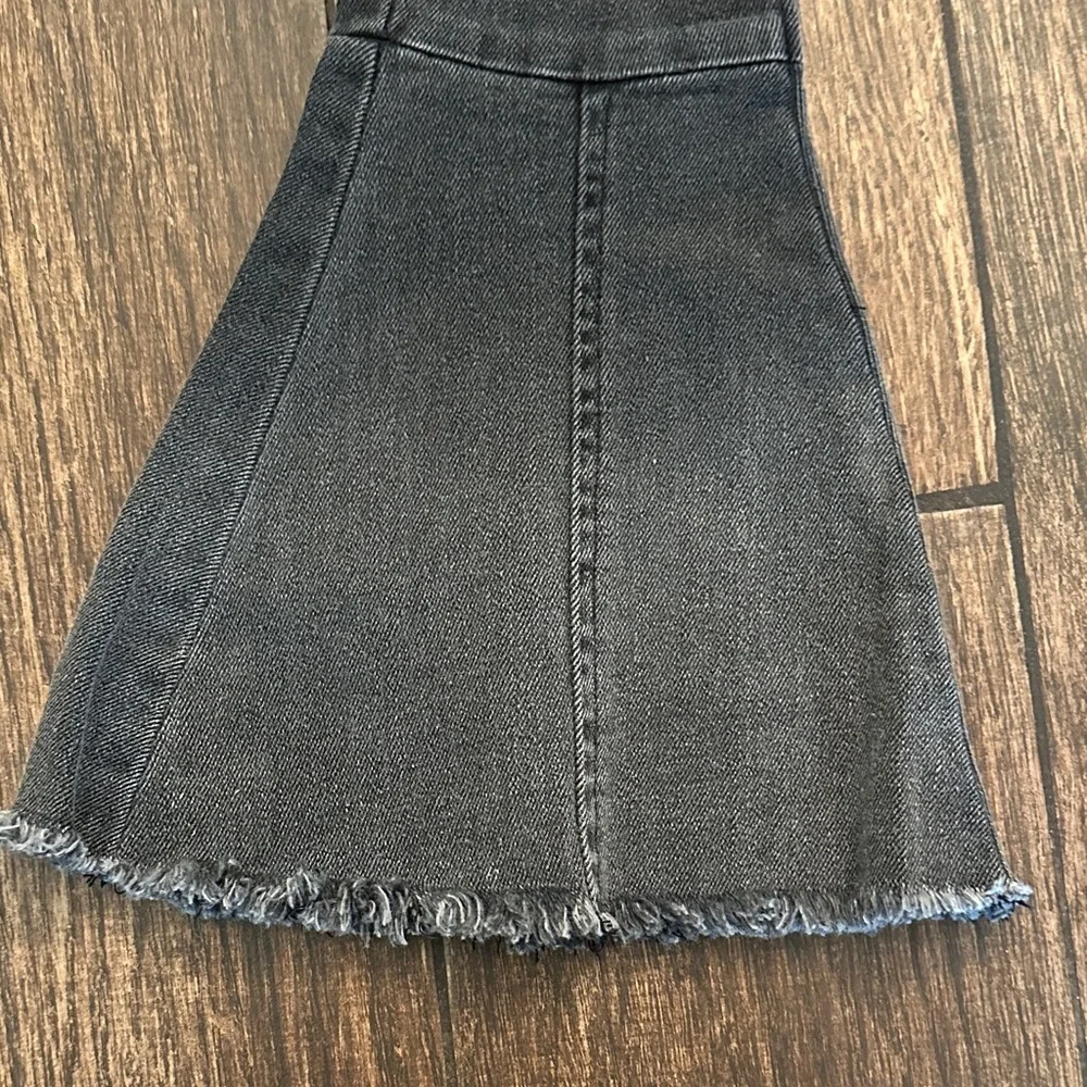 Boutique Toddler Bell Bottom Jeans 4T Black Flare Pants NWT